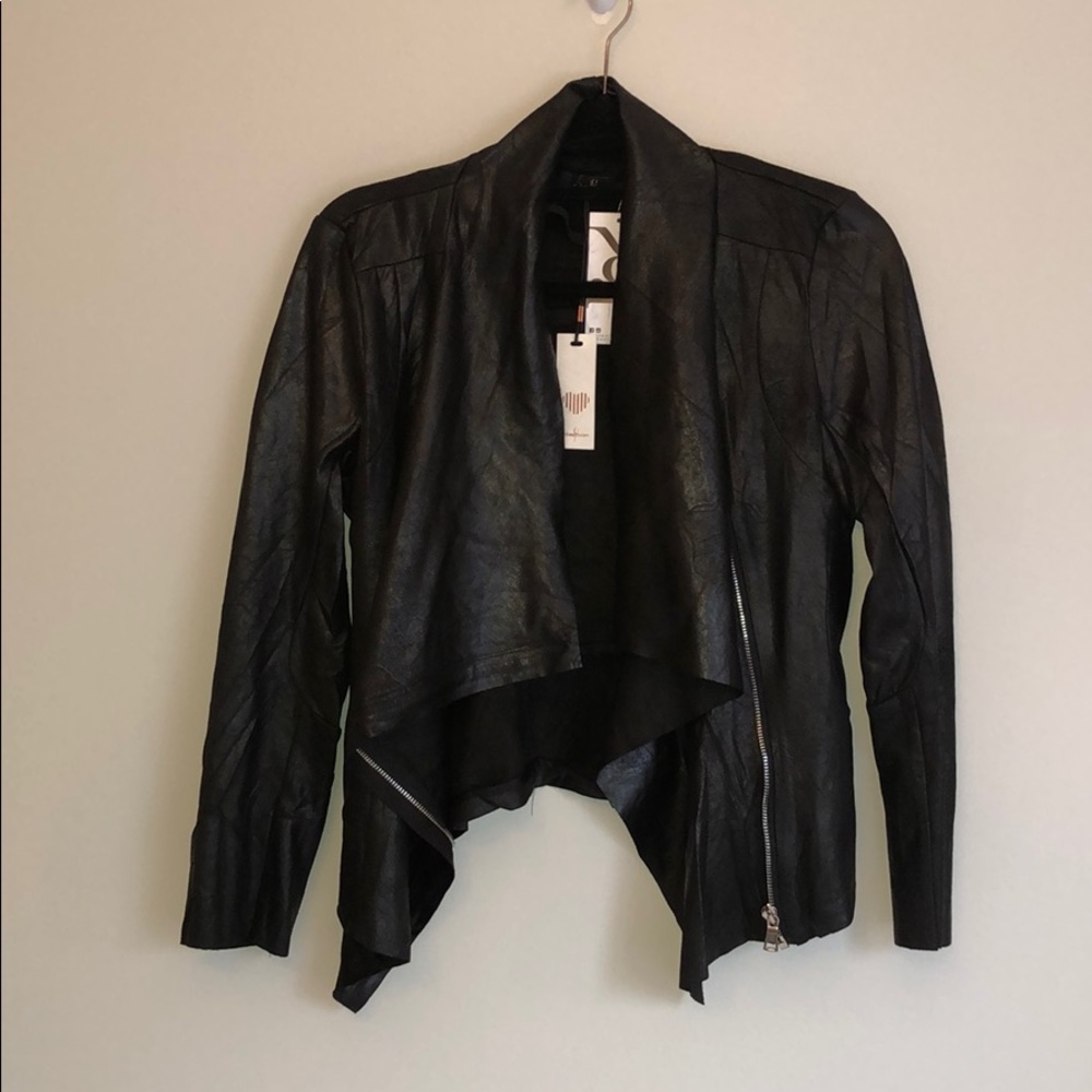 Leather Blazer Jacket